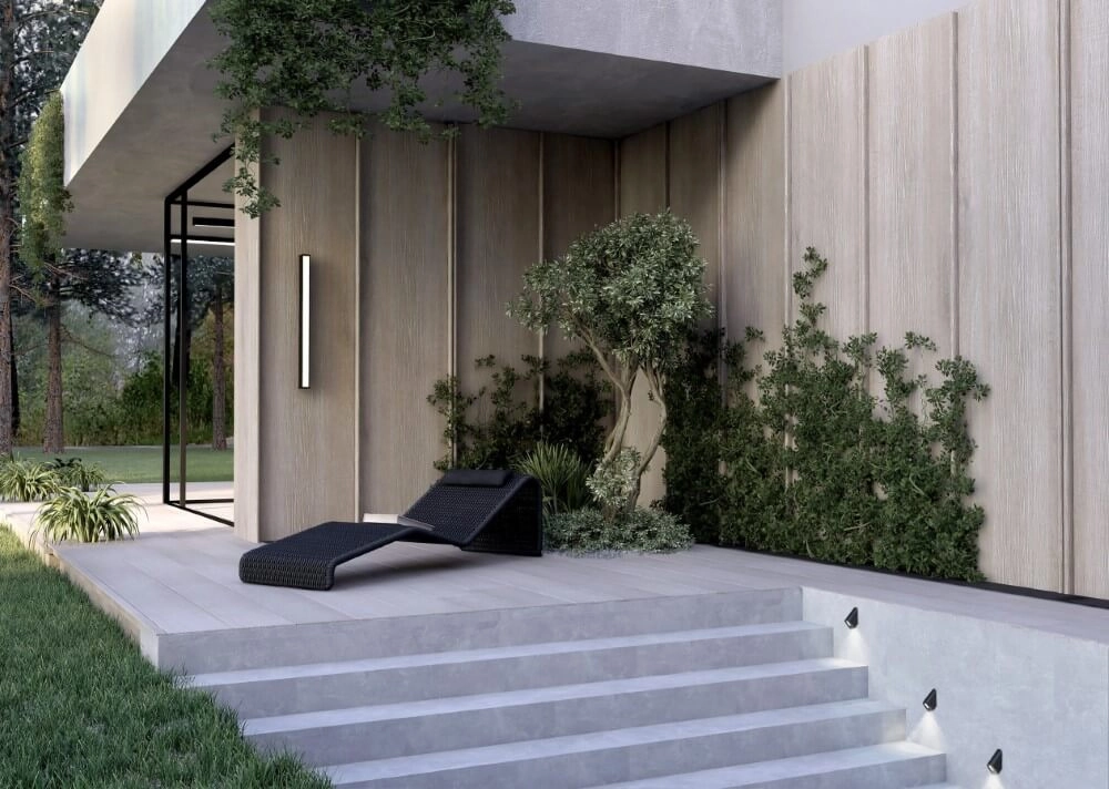Schlanke Deckenleuchte Outline M schwarz 100cm Lyora 5903139113618