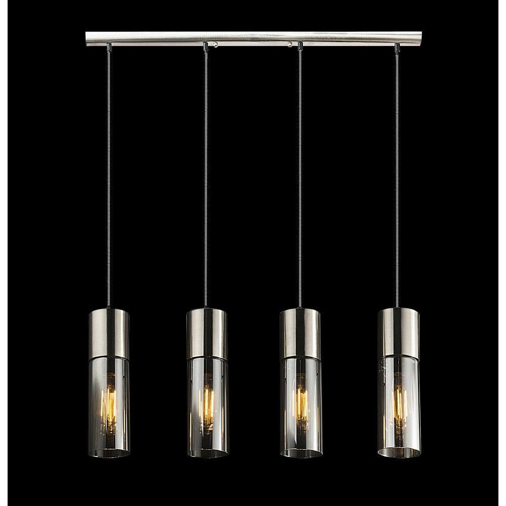 4-Licht Pendellampe Annika Nickel-Design Globo 9007371382200
