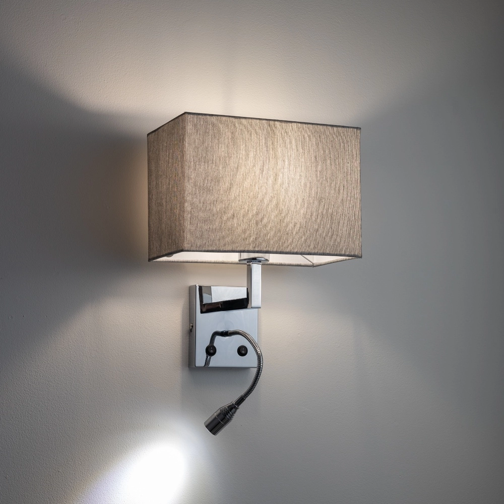 Nachttischlampe Hotel Mood Led 26 cm grau Lyora 5903139117937