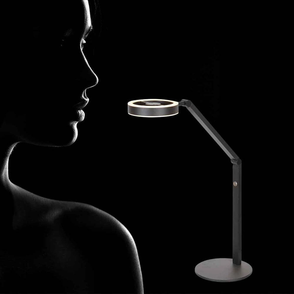 Tischlampe Ringlux schwarz Steinhauer 8712746176667