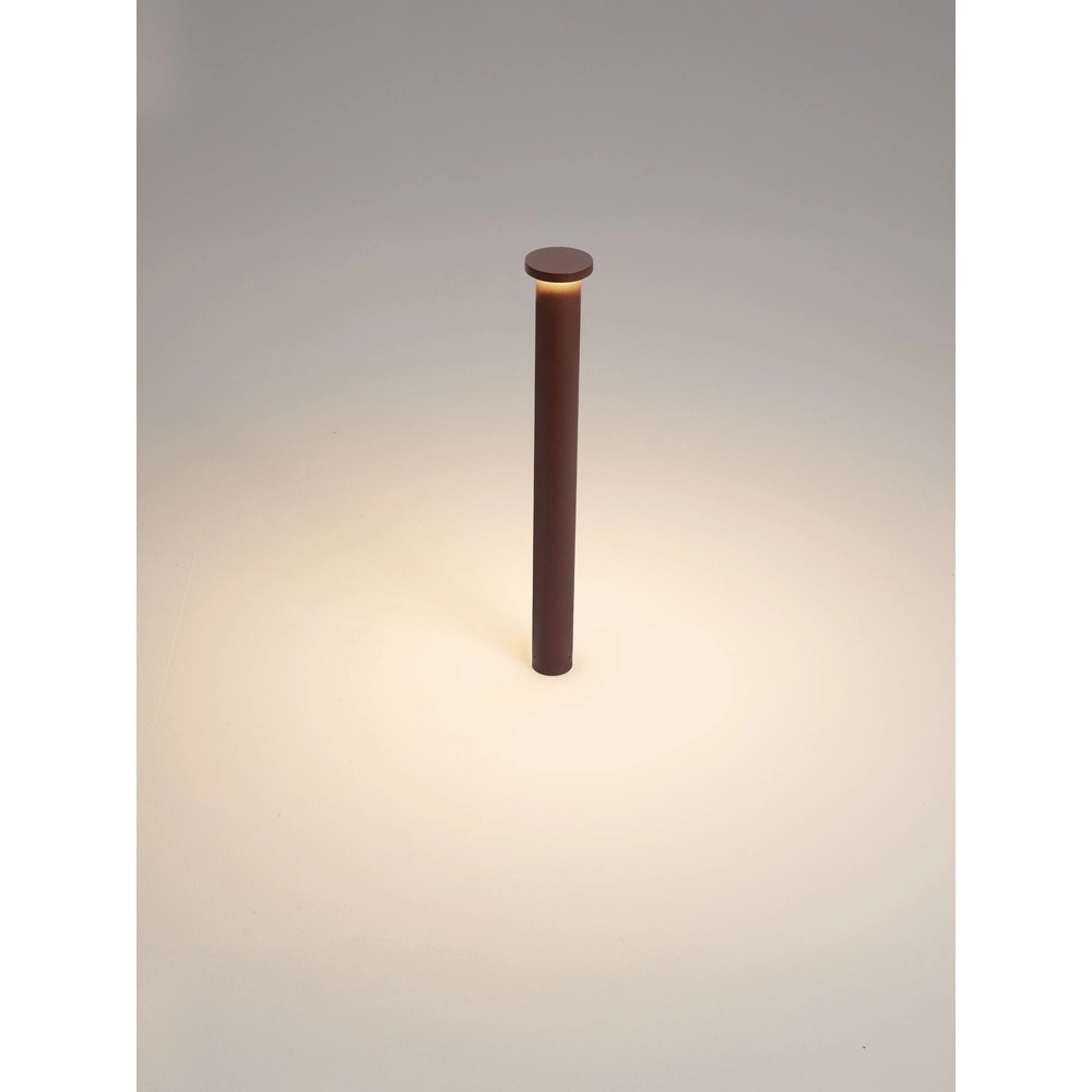 Moderne Wegbeleuchtung Bast Rostbraun 65 cm – 2700.000 km Lyora 5212017497673