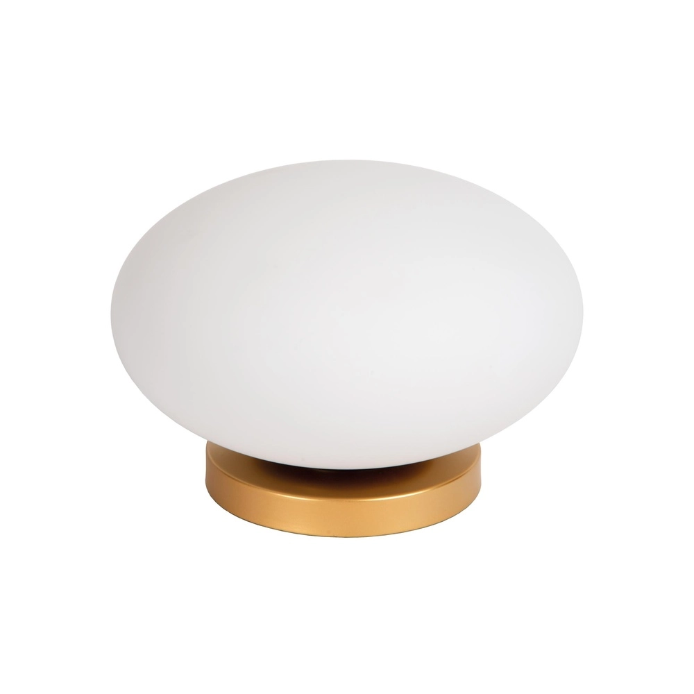 Tischlampe Elysee Design Gold mit Opal