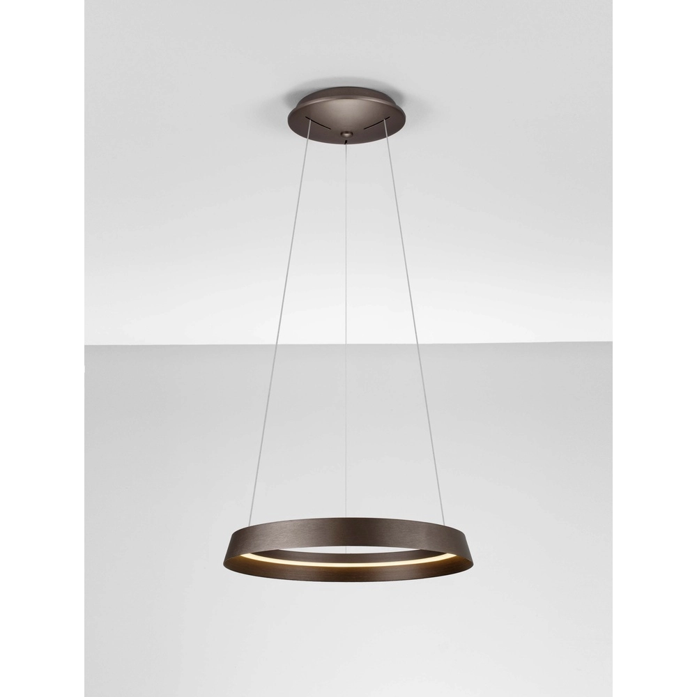 Design-Pendelleuchte Ormi Ø 45cm kaffeebraun