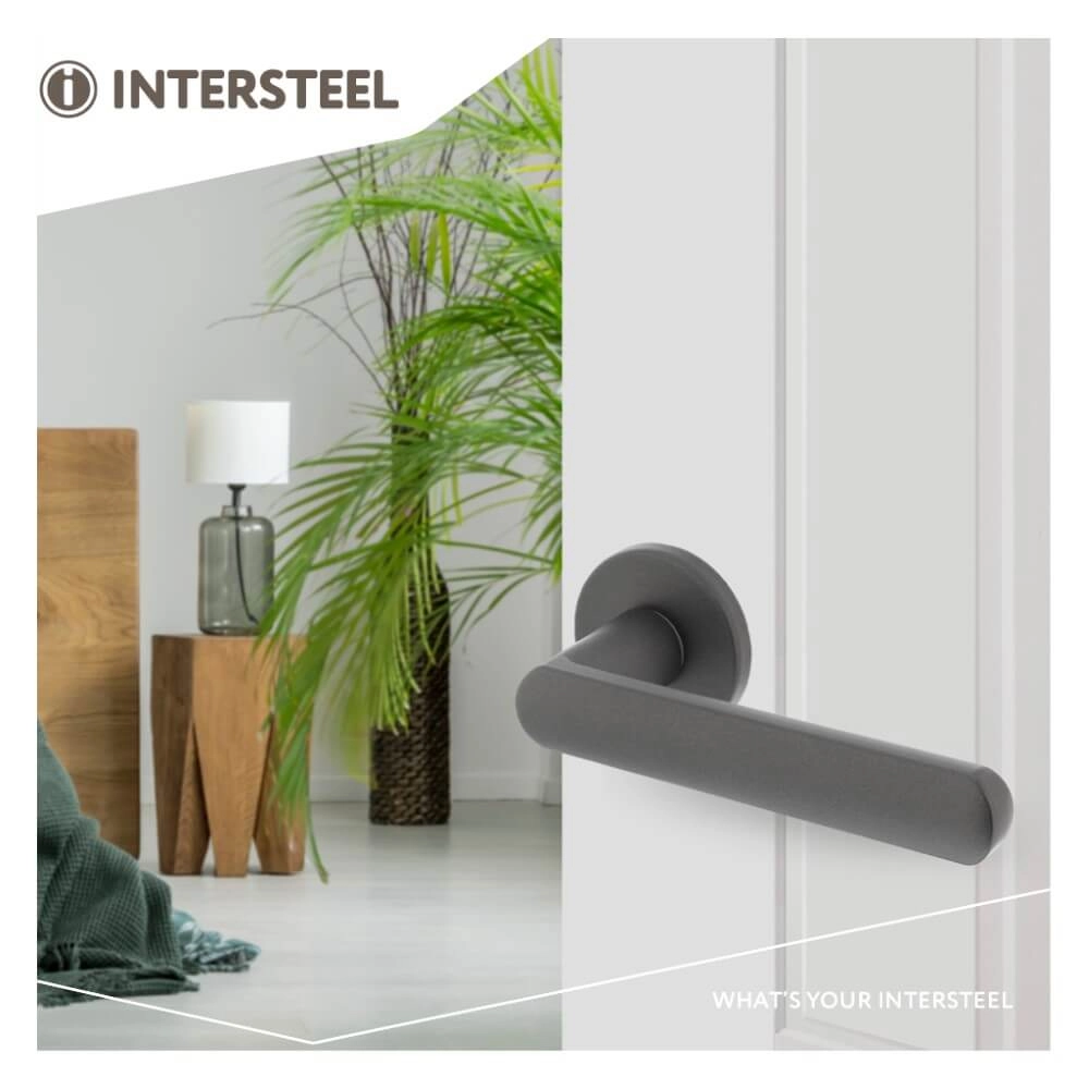 Moderner Türgriff Sora anthrazit Intersteel 8714186550847
