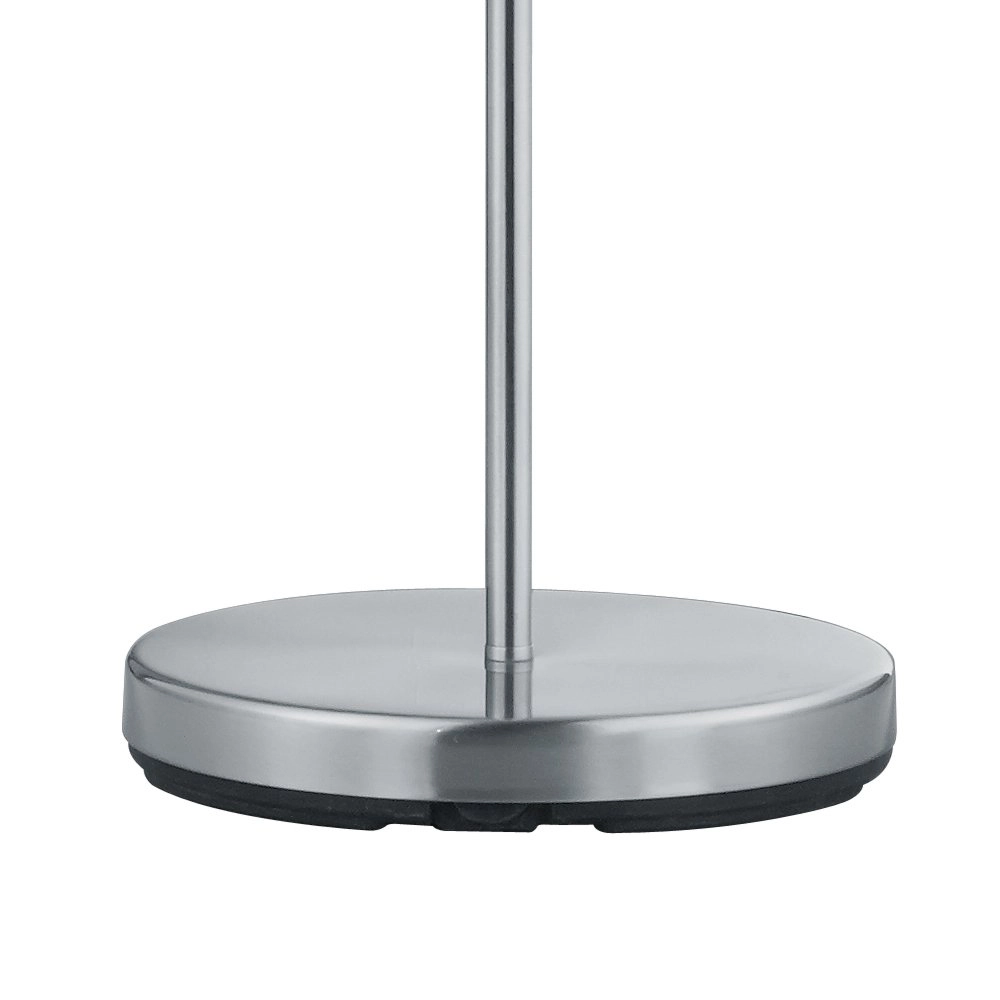 Stehlampe Series 4611 Matt chrom mit weißem Lampenschirm Trio 4017807276121