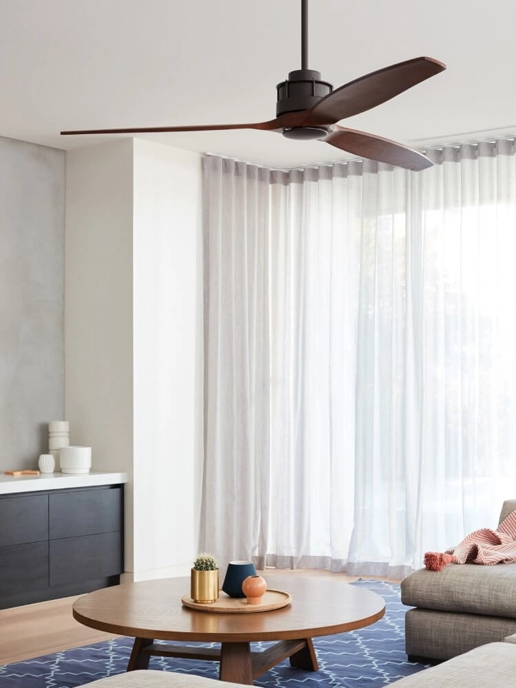 Deckenventilator aus Holz mit Bronze Airfusion Akmani Ø 152cm Beacon 9333509224280