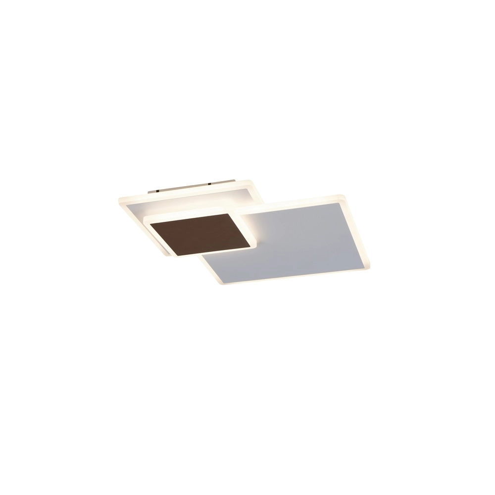 Quadratische Deckenlampe Serea Weiß Trio 4017807703788