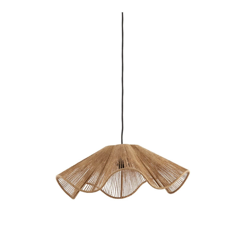 Rattan-Pendellampe Fodara Ø 48 cm braun Light & Living 8717807702083