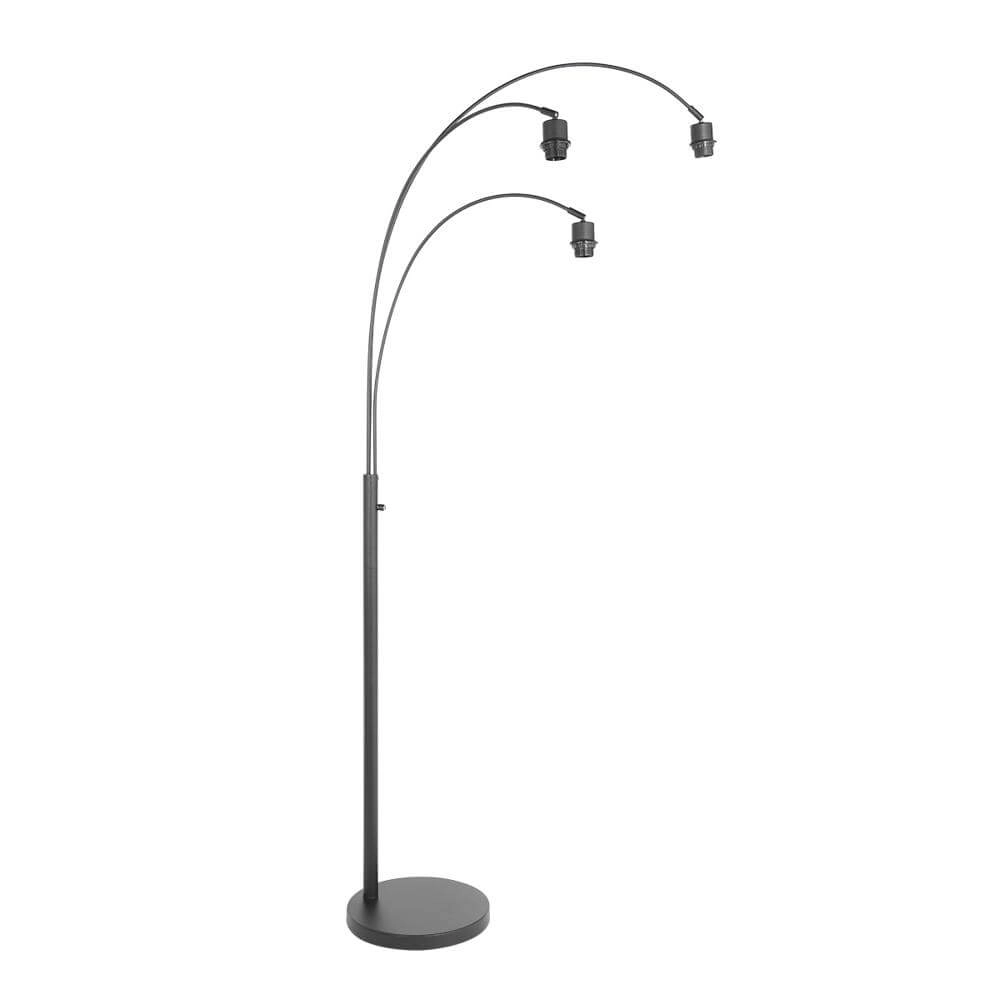 Stehlampe Sparkled Light schwarz mit strohfarbenen Kappen Steinhauer 8712746173642