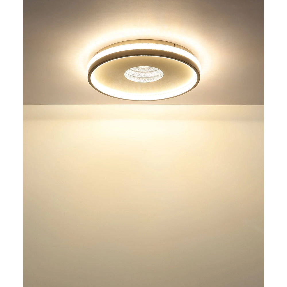 Design-Deckenleuchte Shirley sandbraun Ø 41cm Globo 9007371575350