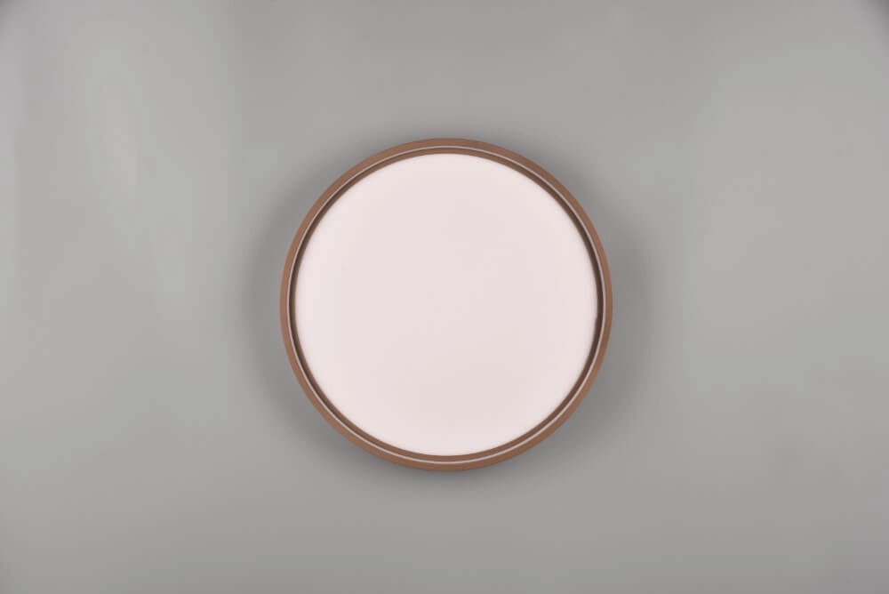 Weiß mit brauner Deckenlampe Doha Trio 4017807575026