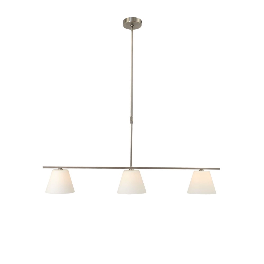 Hängeleuchte für Esszimmer Calabro 3-Licht-Nickel