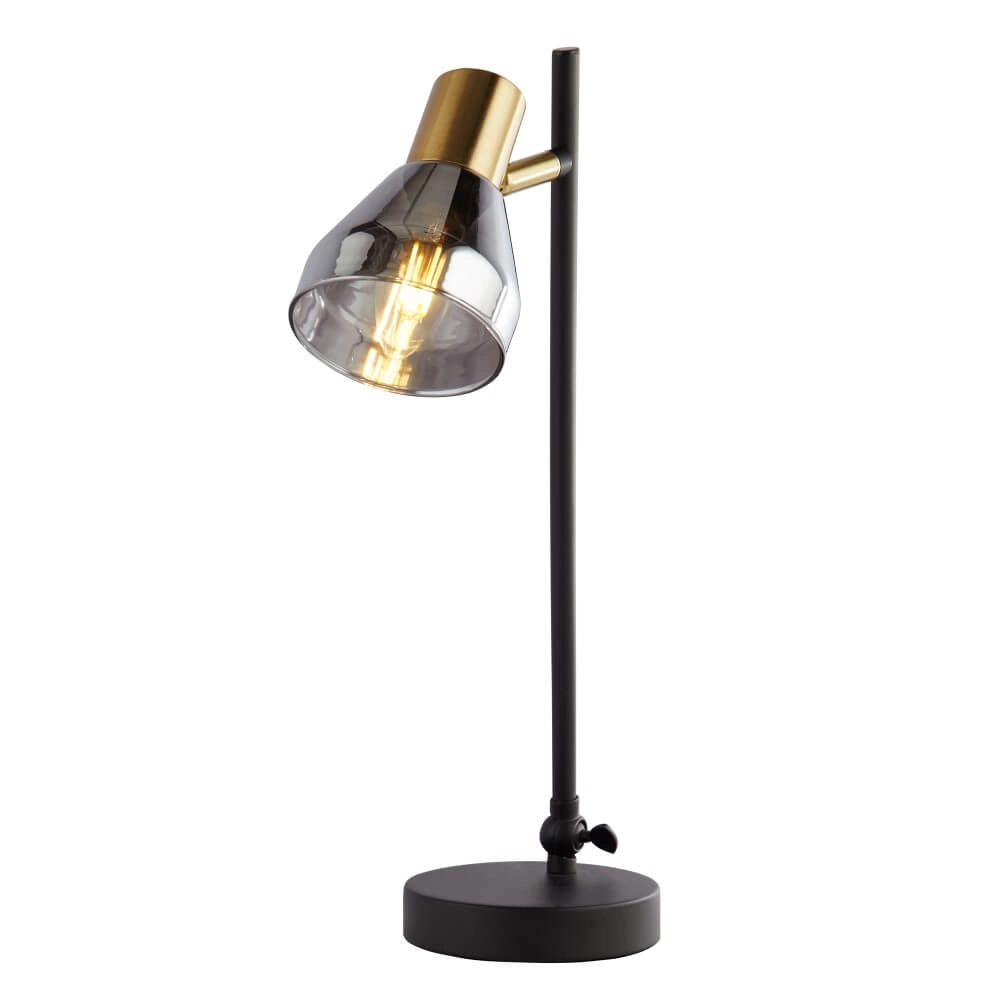 Schreibtischlampe Westminster schwarz mit gold