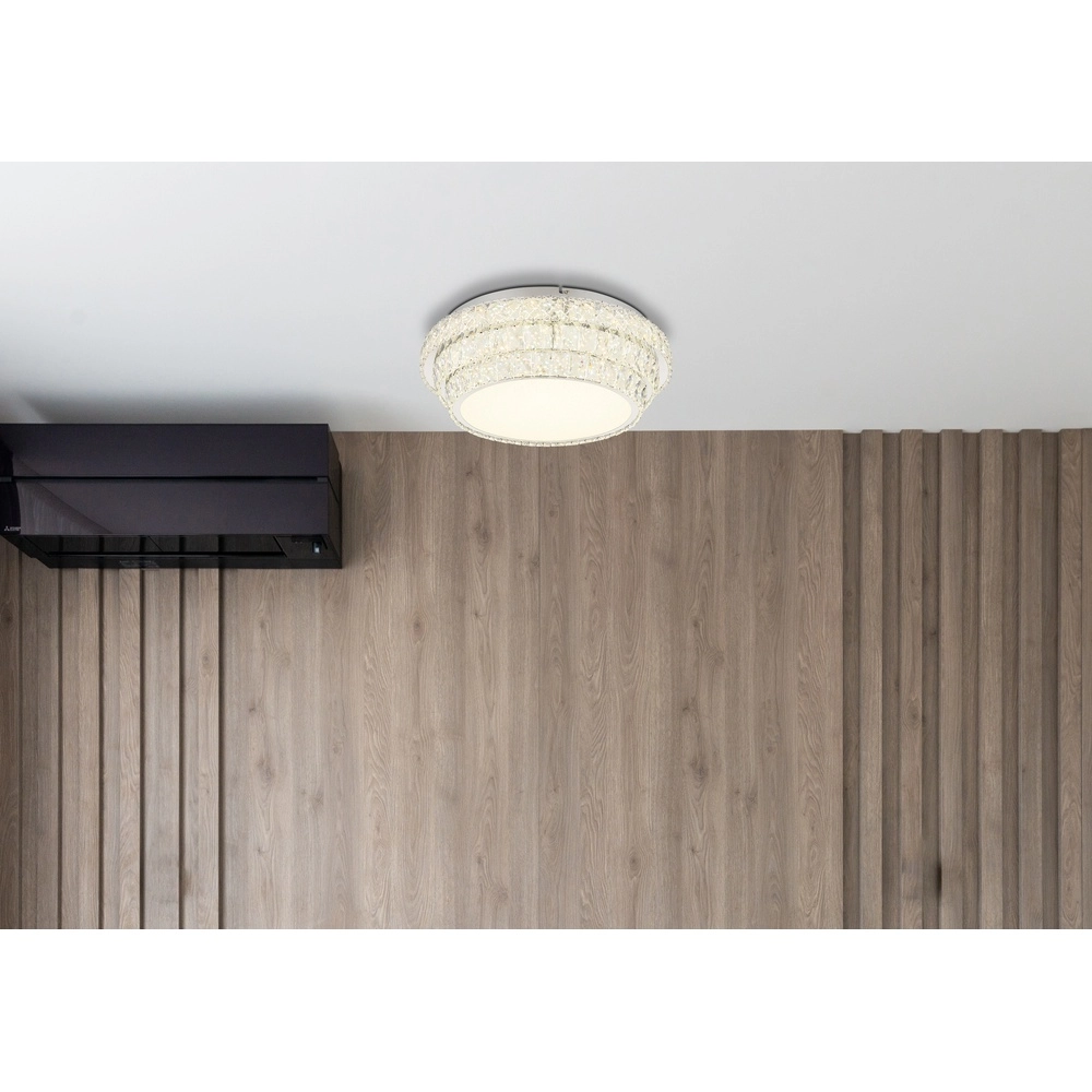 Deckenlampe Klara Ø 50cm Chrom Globo 9007371459087