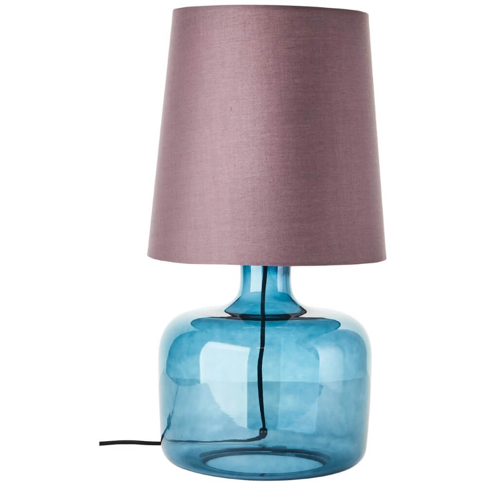 Tischlampe Hydra blau mit taupe Brilliant 4004353413131