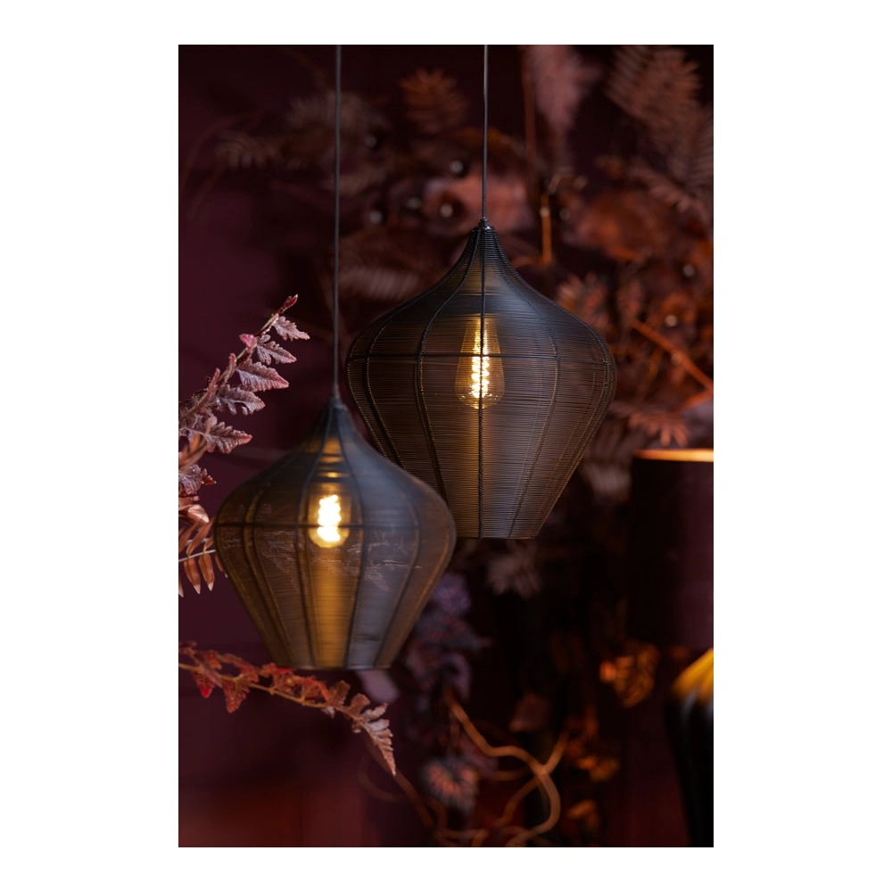 Pendellampe Alvaro schwarze Ø 36cm Light & Living 8717807602581