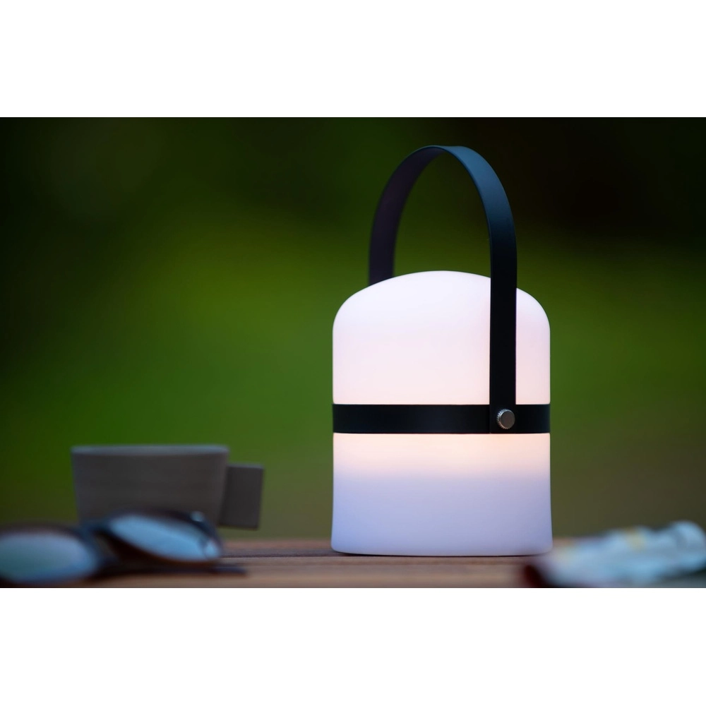 Wiederaufladbare Tischlampe Little Joe Schwarz Lucide 5411212061416