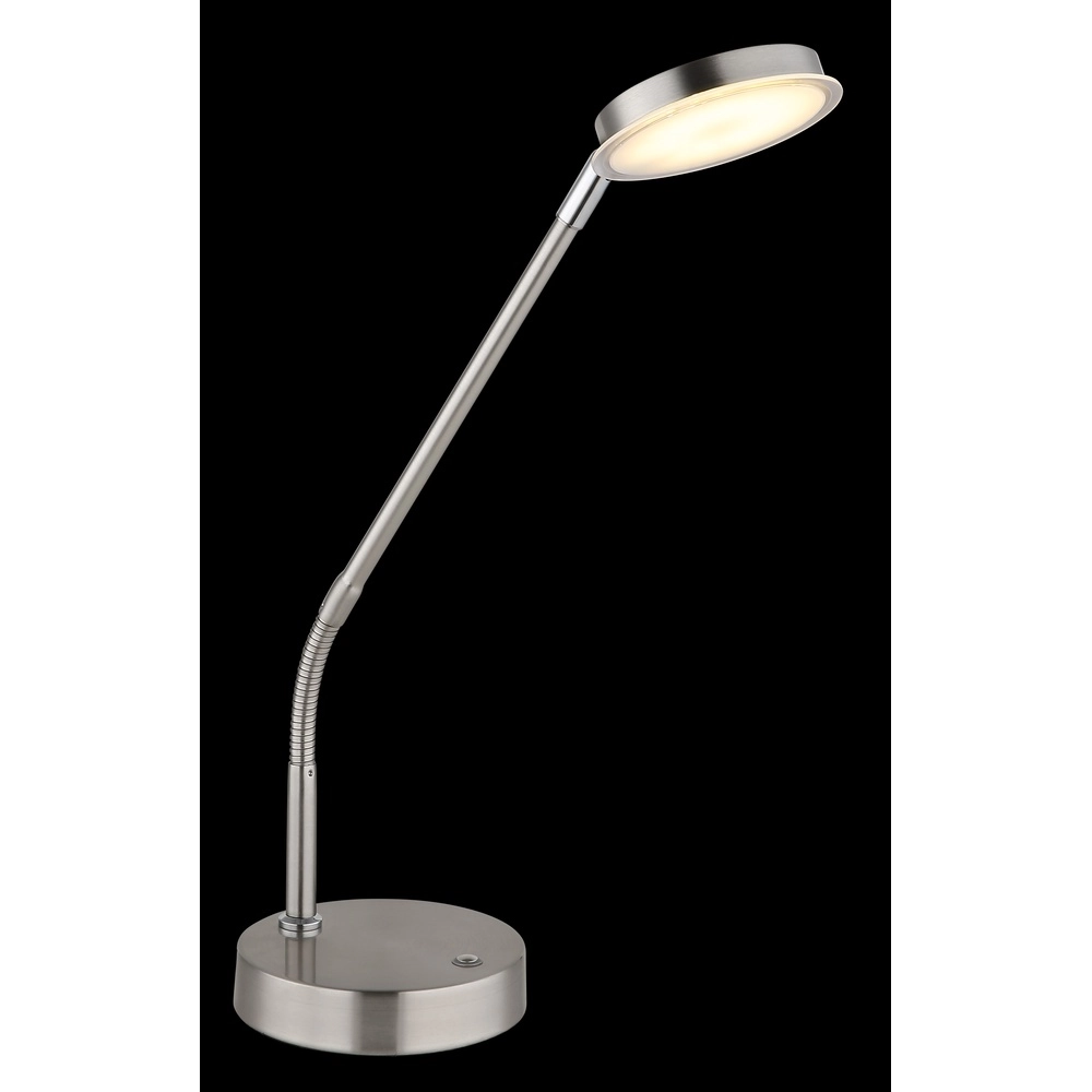 Schreibtischlampe Silvio Nickel Globo 9007371589166