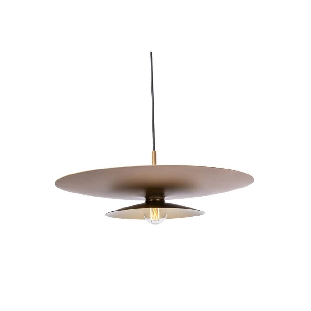 Pendelleuchte Linares Regenschirm braun Ø 50cm Artdelight 8720701101678