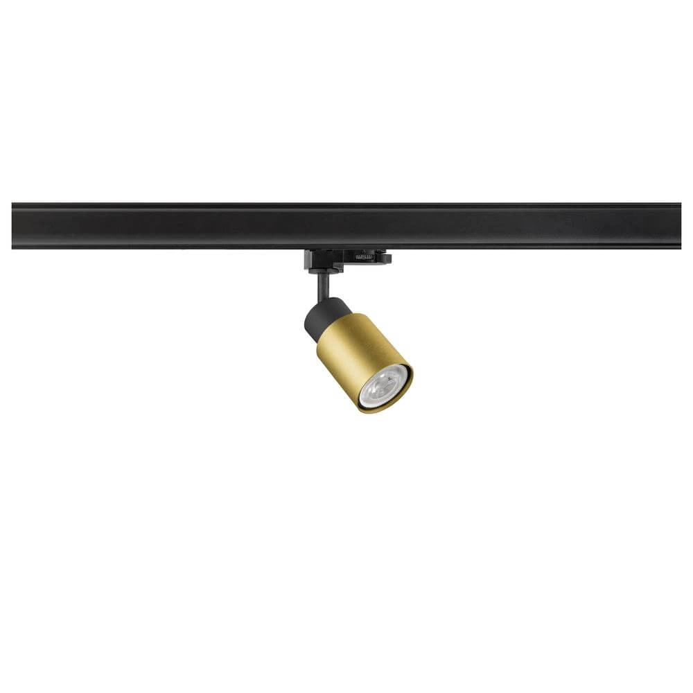 Gleisplatz Puri 2.0 Tube Schwarz-Gold 3-phasig SLV 4024163294591