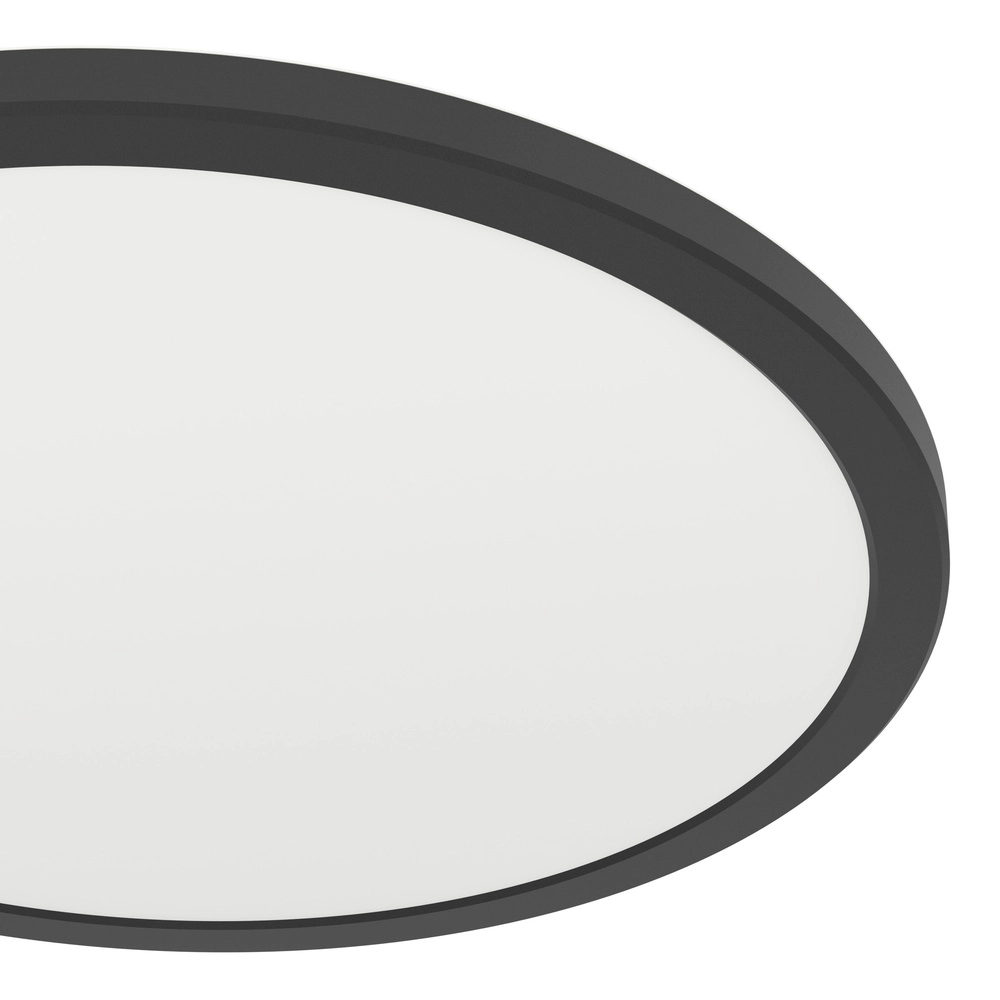 Deckenlampe im Badezimmer Rovito Zigbee – schwarz – Ø 38,9 cm Eglo 9008606329854