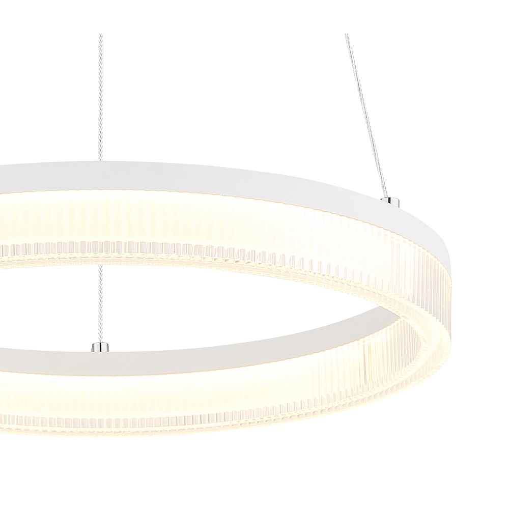 Moderne Pendelleuchte Zara sandbraun Ø 33cm Globo 9007371570072