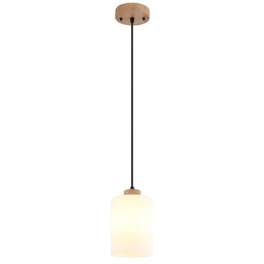 Pendellampe Rowena 1-Licht Holz