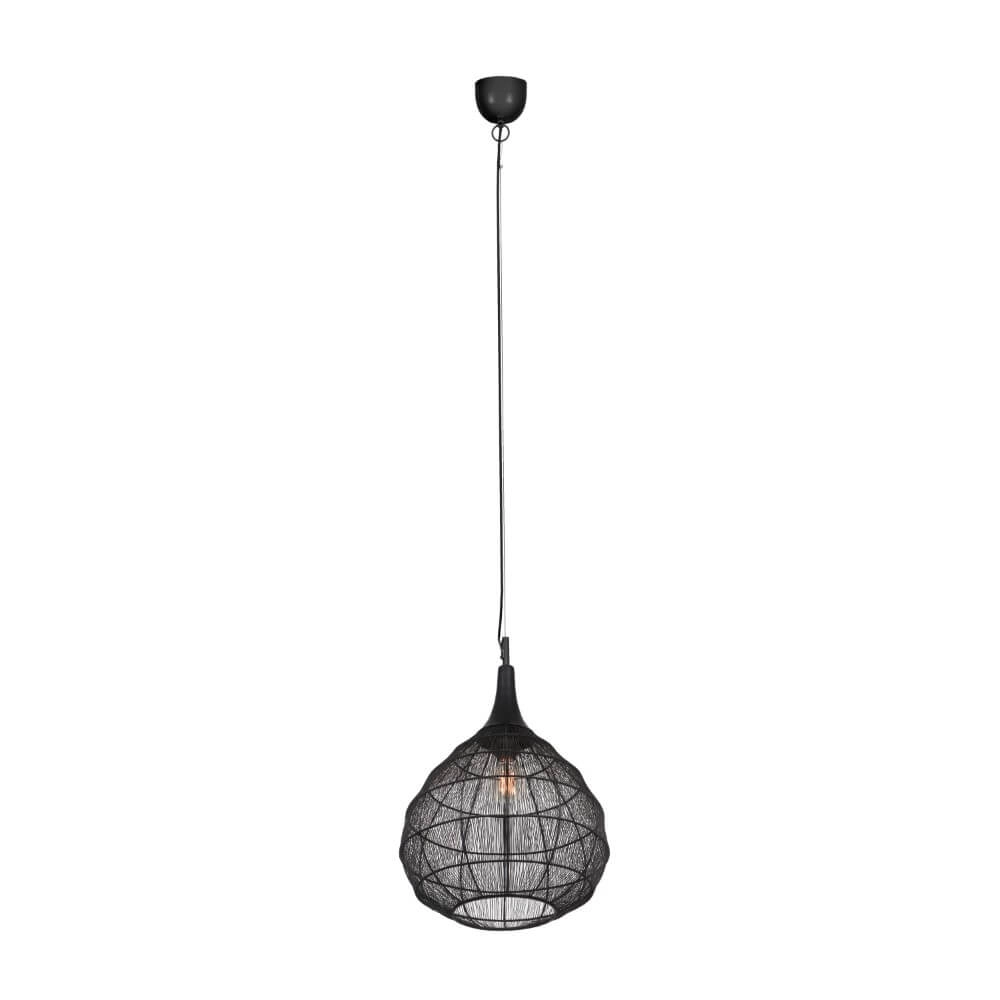 Runde Hängelampe Soraya Ø 42cm - schwarz