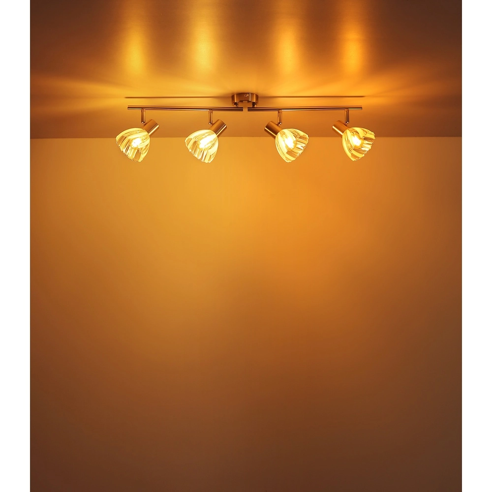 Deckenlampe 4-Licht Zachery Nickel Globo 9007371522491