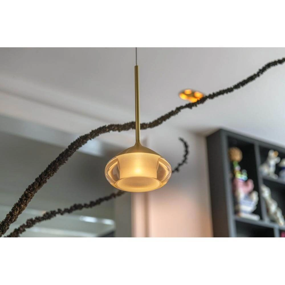 Design-Pendelleuchte Phoenix gold Ø 11,6cm Artdelight 8720701101098