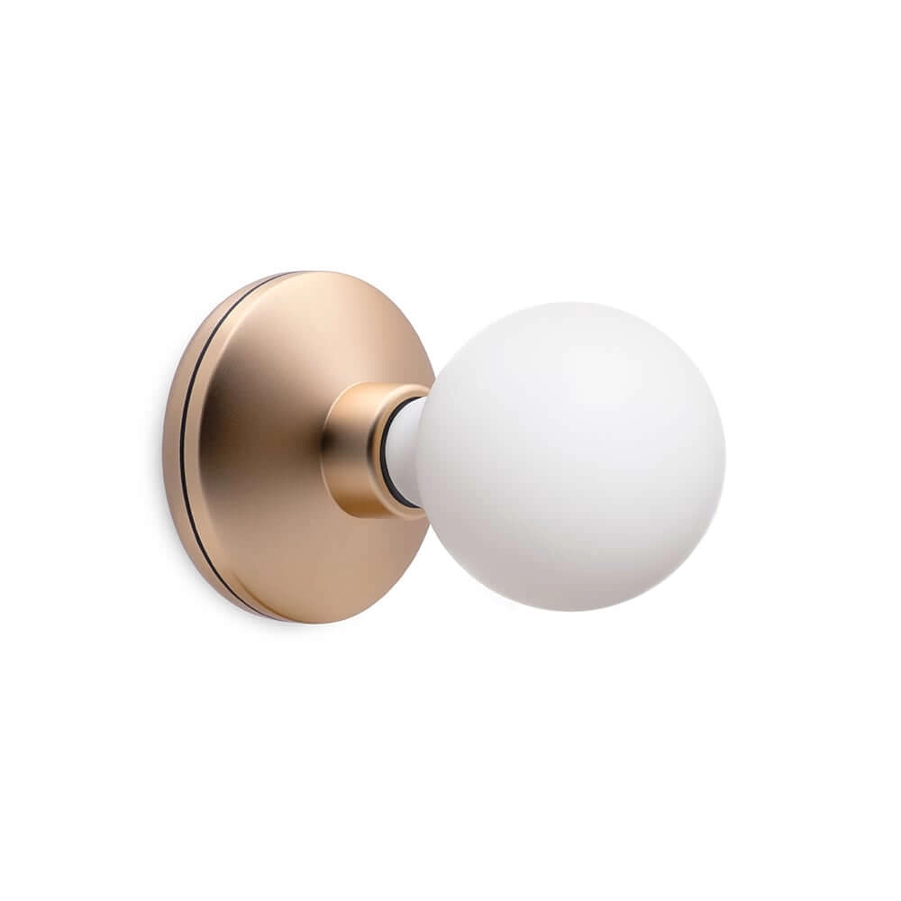 Wiederaufladbare Wandleuchte Bee Gold Frosted