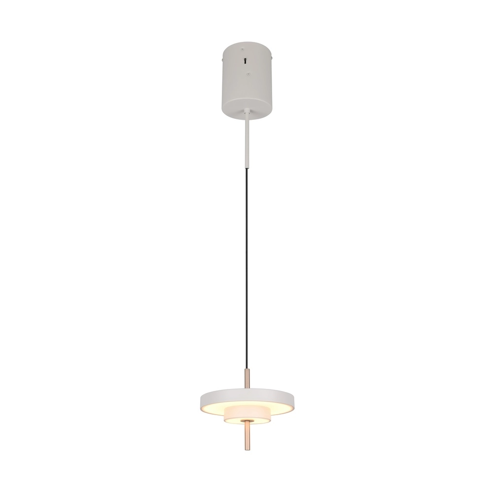 Design-Pendelleuchte Keaton weiß Ø 20cm Trio 4017807653328