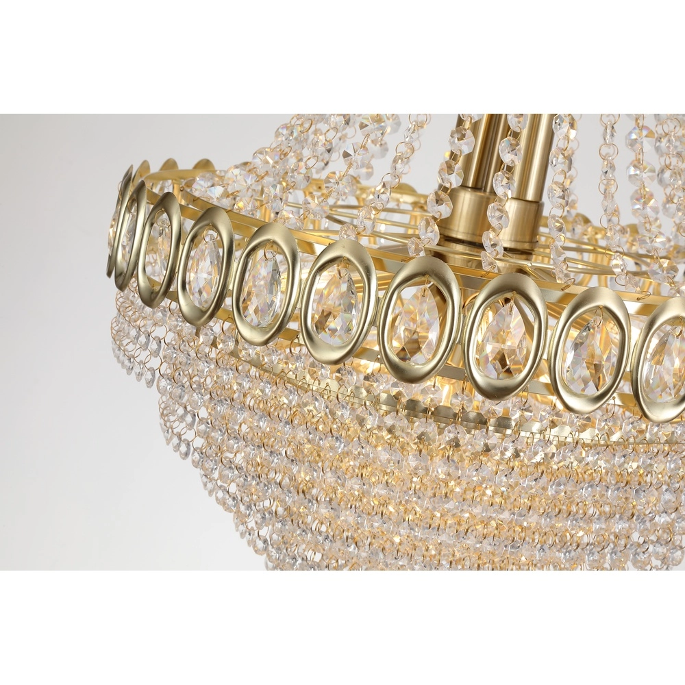 Kronleuchter Louis gold Ø 54cm Searchlight 5053423274614