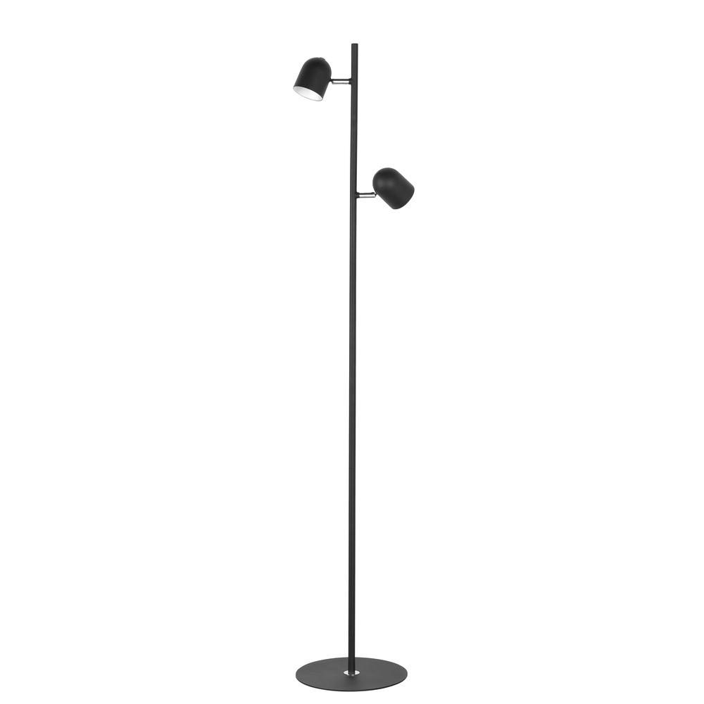Stehlampe Ovale schwarz 2-flammig