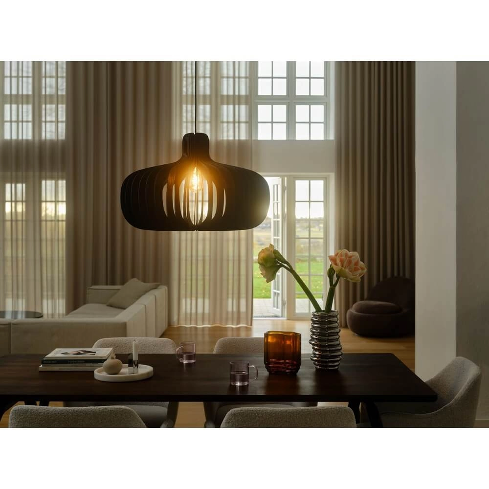 Design-Pendelleuchte Hazo schwarz Ø 66,5cm Nordlux 5704924024283