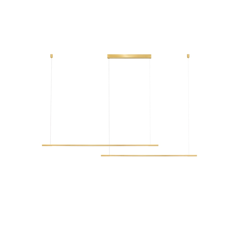 Schlanke Pendelleuchte Brillia gold 161cm Lyora 5212017473806