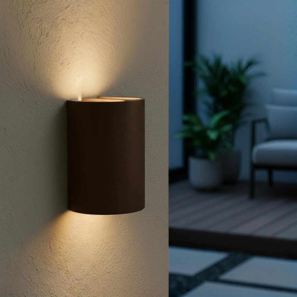 Design-Wandlampe York Rostbraun Lucide 5411212334145