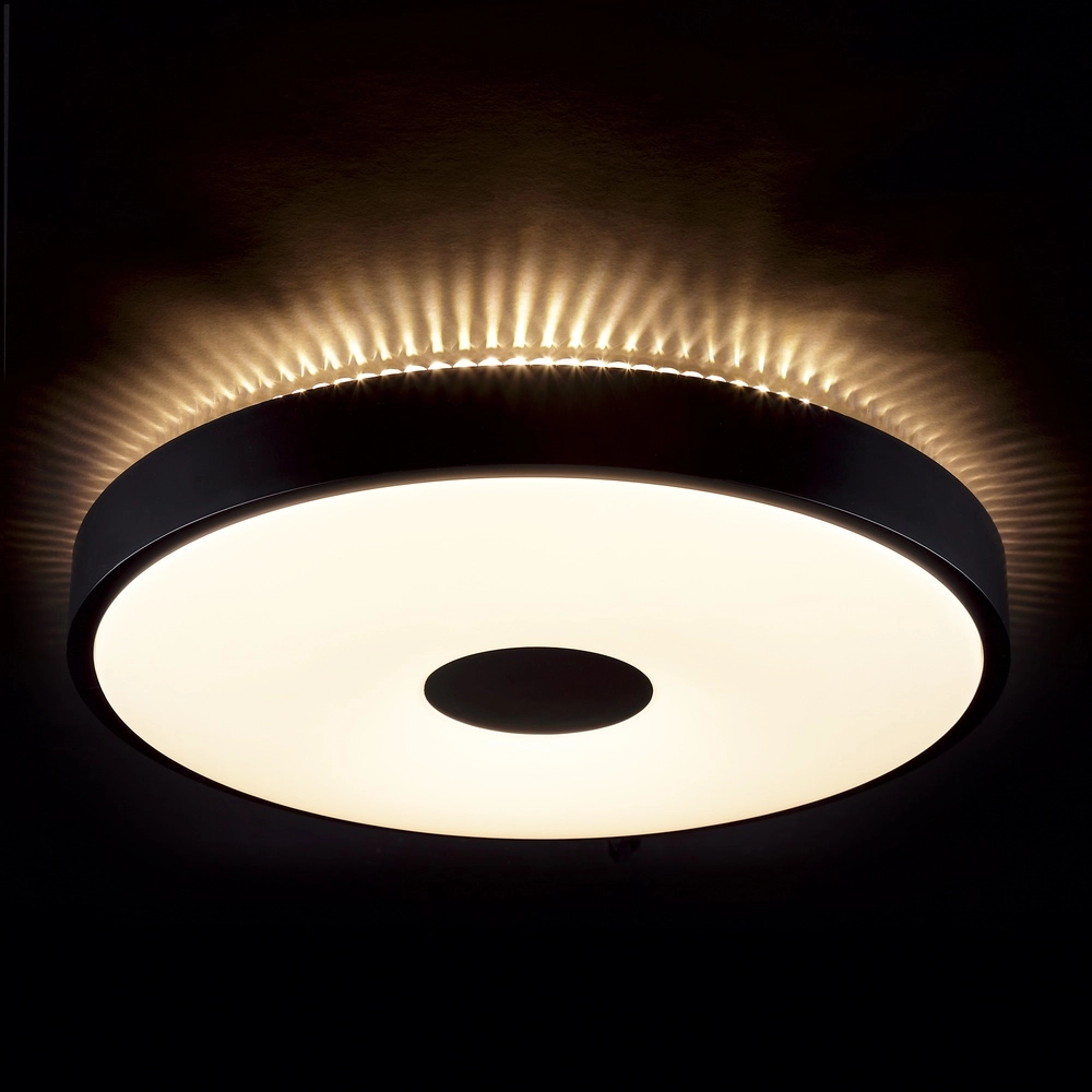Deckenlicht Tavis schwarz Ø 44,5 cm Brilliant 4004353477591