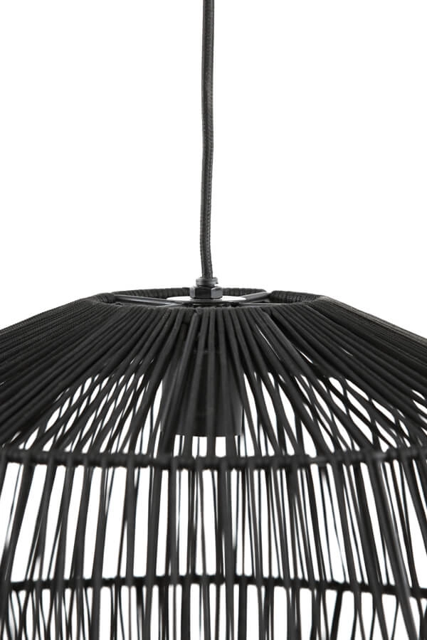 Böhmische Pendelleuchte Deya schwarz Ø 40cm Light & Living 8717807681128