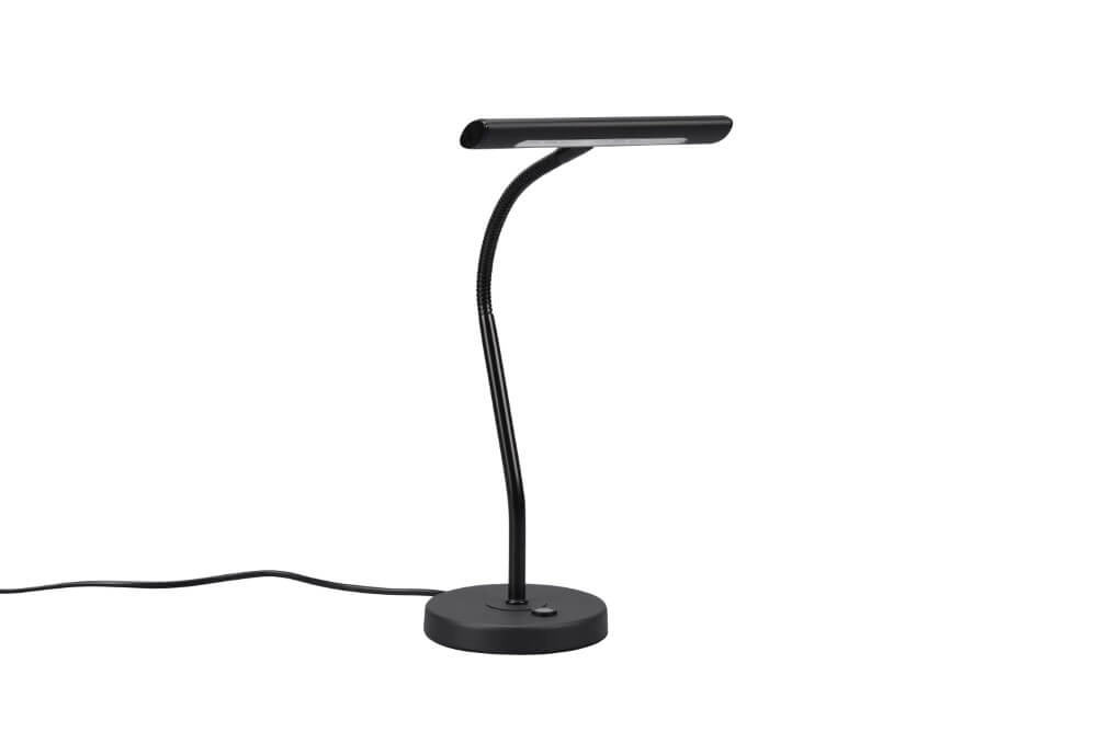 Schwarze LED-Schreibtischlampe Curtis Trio 4017807452549