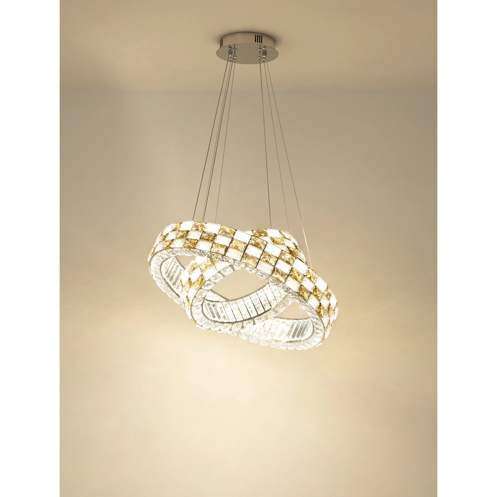 Pendellampe Lidia Chrom Globo 9007371586097
