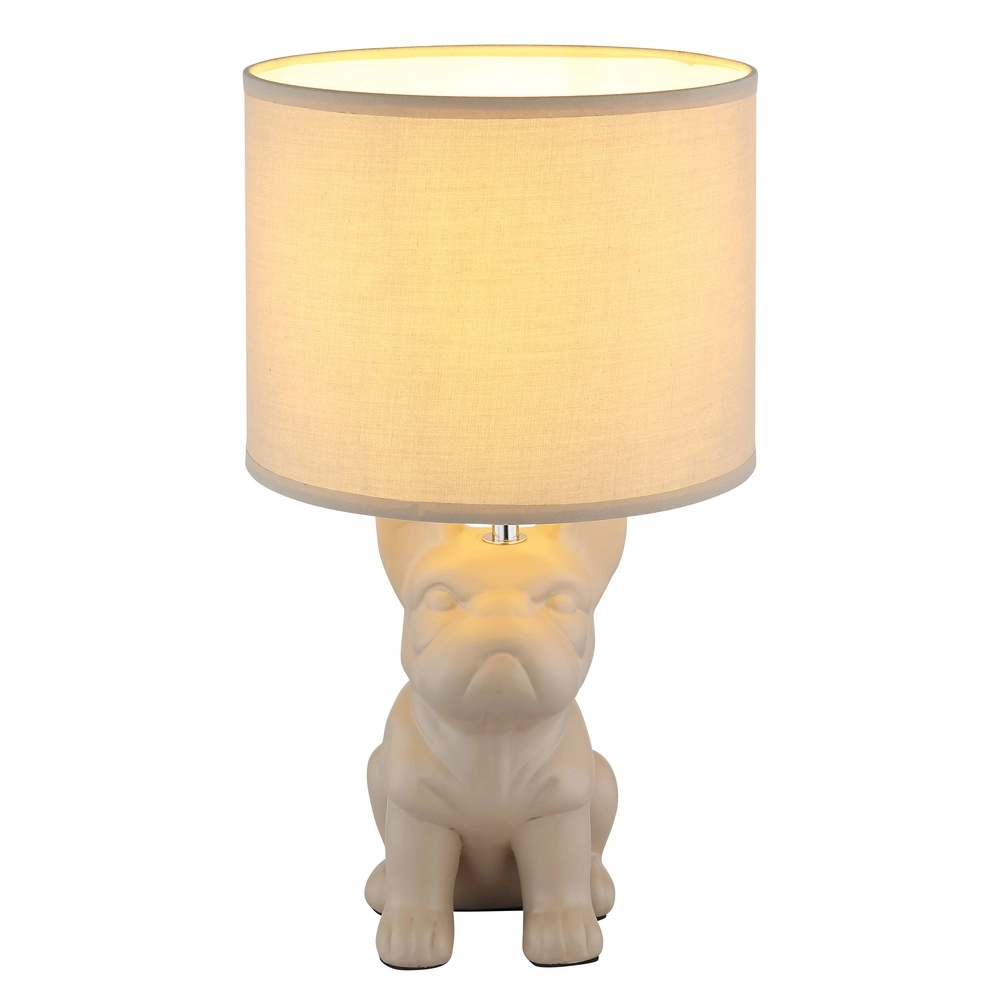 Tischlampe Dogo sandbraun Globo 9007371578672
