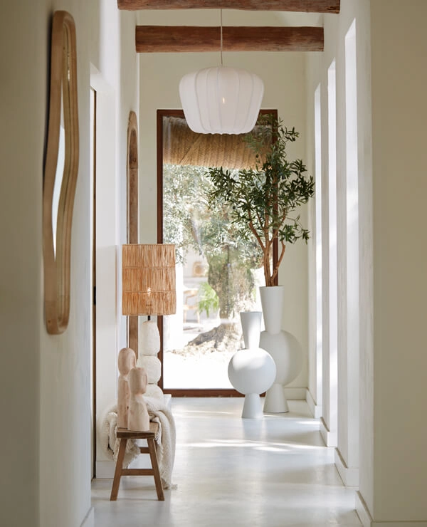 Weiße Pendelleuchte Zubedo Ø 60cm Light & Living 8717807706661