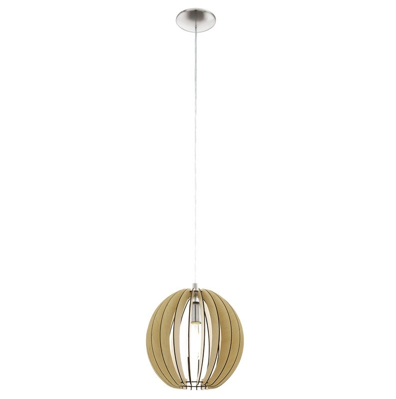 Pendelleuchte Cossano 30 cm Ahornholz Eglo 9002759947644