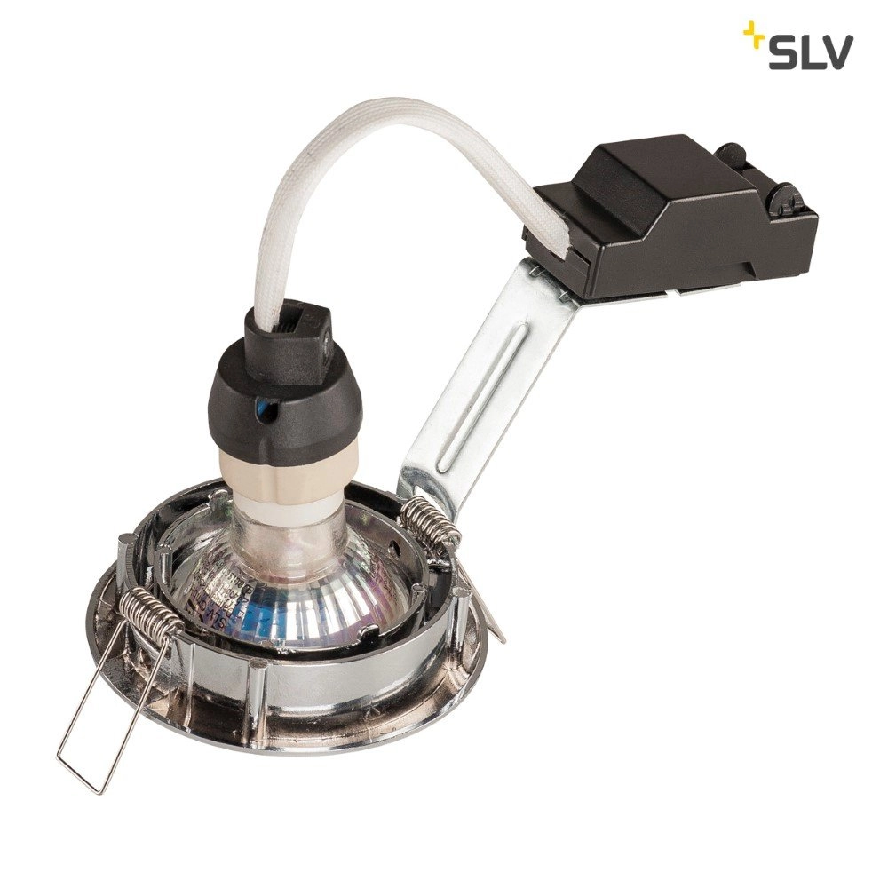 Einbaustrahler Pika GU10 8,3 cm um chrom um SLV 4024163190114