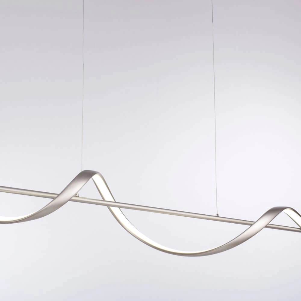 Gewellte Hängelampe Q-Swing Metall Paul Neuhaus 4012248374856
