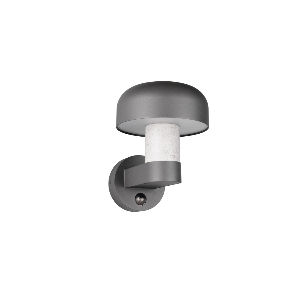 Design-Wandleuchte Fraser Grau mit Sensor Trio 4017807650242