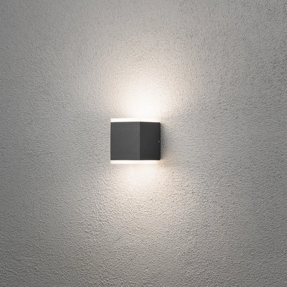 LED-Wandleuchte Monza Up - Down Anthrazit KonstSmide 7318307991376