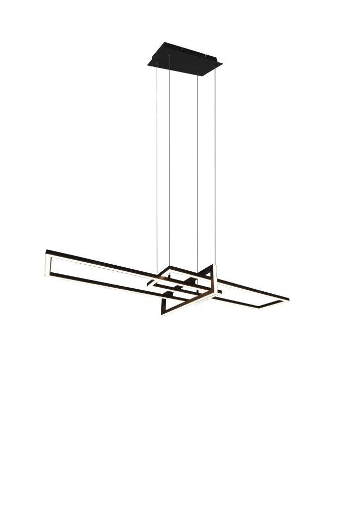 Schwarze LED-Pendelleuchte Salinas Trio 4017807487923