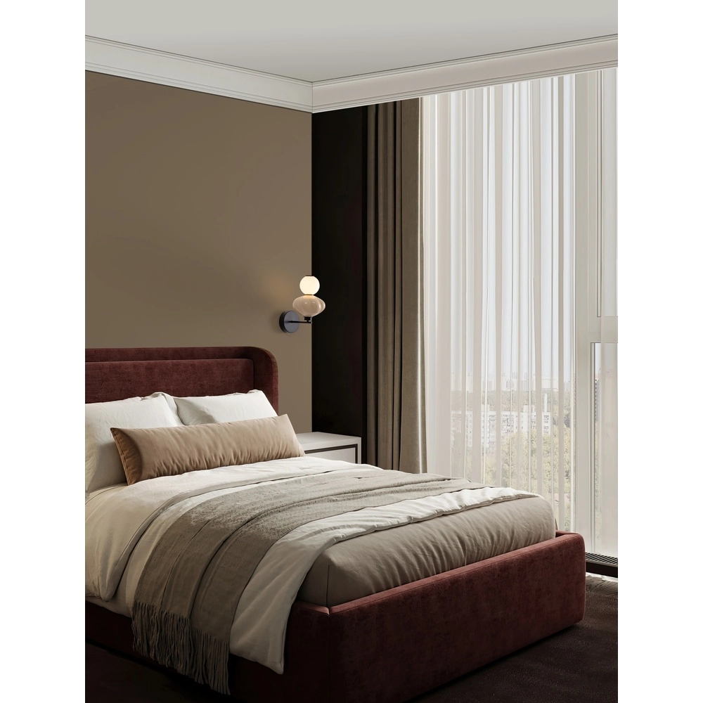 Wandleuchte Oneta weiß - beige Lyora 5212017473981